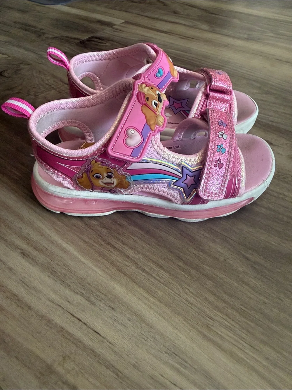 Paw Patrol Pink Glitter Skye Kids' Sandals